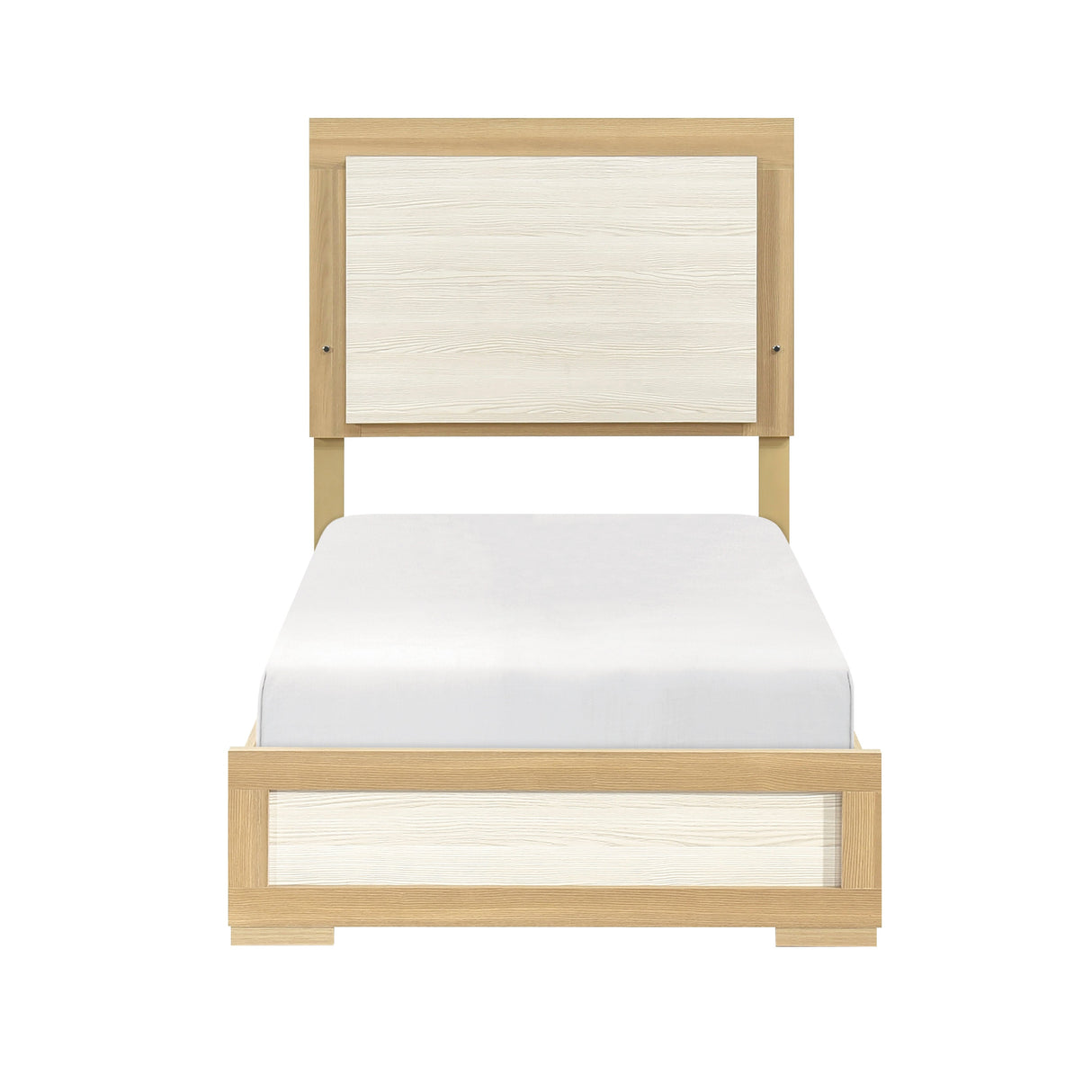 Sterling Natural/White LED Youth Bedroom Set by Homelegance at Eve Furniture