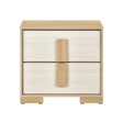 Sterling Natural/White Nightstand by Homelegance at Eve Furniture