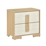 Sterling Natural/White Nightstand by Homelegance at Eve Furniture