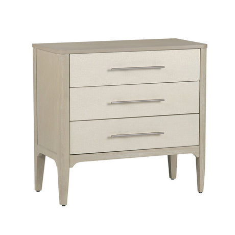 Sterling Tan/Cream Three-Drawer Chest by Crestview at Eve Furniture