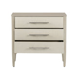Sterling Tan/Cream Three-Drawer Chest by Crestview at Eve Furniture