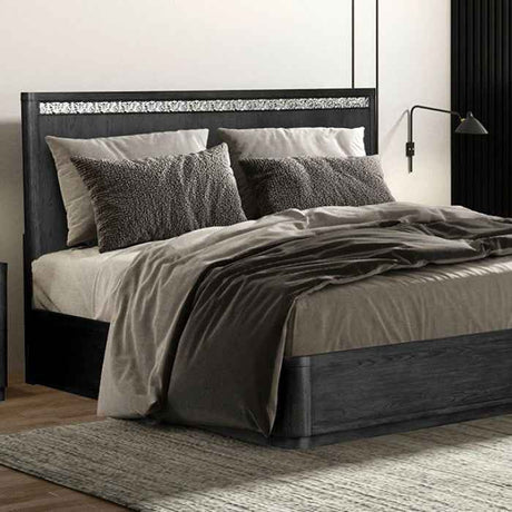 Sterling West Ash Gray 4-Piece Queen Bedroom Set (N2) by Furniture of America at Eve Furniture