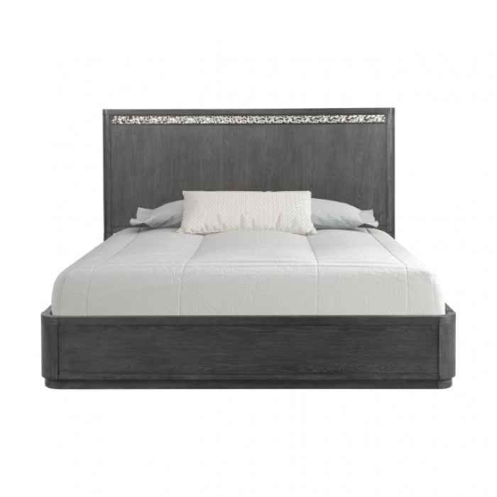 Sterling West Ash Gray 4-Piece Queen Bedroom Set (N2) by Furniture of America at Eve Furniture