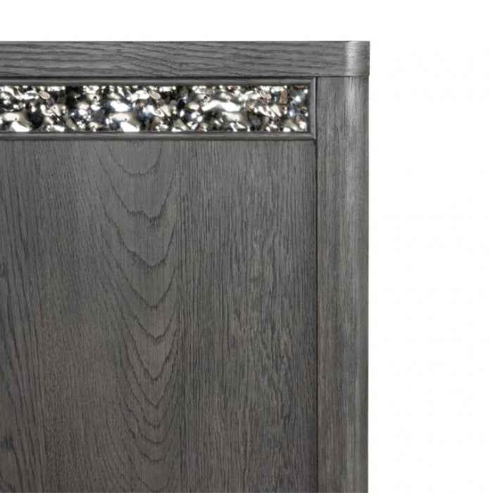Sterling West Ash Gray 4-Piece Queen Bedroom Set (N2) by Furniture of America at Eve Furniture