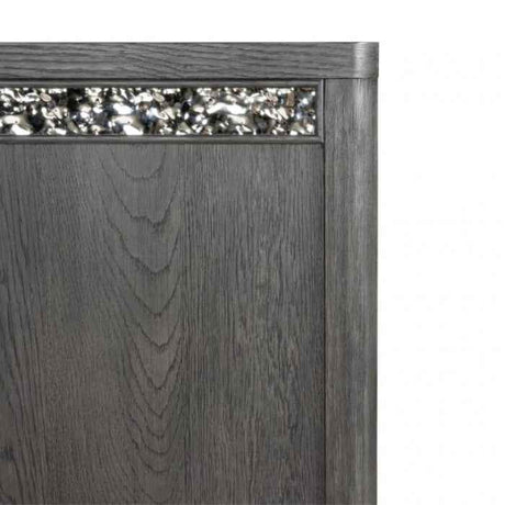 Sterling West Ash Gray 4-Piece Queen Bedroom Set (N2) by Furniture of America at Eve Furniture