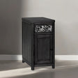 Sterling West Ash Gray Chairside Table by Furniture of America at Eve Furniture