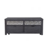 Sterling West Ash Gray Lift-Up Cocktail Table w/Casters by Furniture of America at Eve Furniture