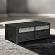 Sterling West Ash Gray Lift-Up Cocktail Table w/Casters by Furniture of America at Eve Furniture