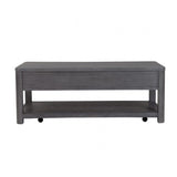 Sterling West Ash Gray Rect Cocktail Table w/Casters by Furniture of America at Eve Furniture