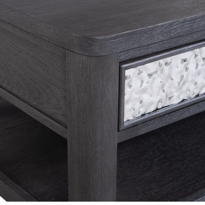 Sterling West Ash Gray Rect Cocktail Table w/Casters by Furniture of America at Eve Furniture