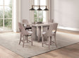 Sterling West White Oak 7-Piece Counter Height Table Set by Furniture of America at Eve Furniture