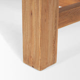 Stetson Rectangular Natural Brown Wood Dining Table by Mercana at Eve Furniture
