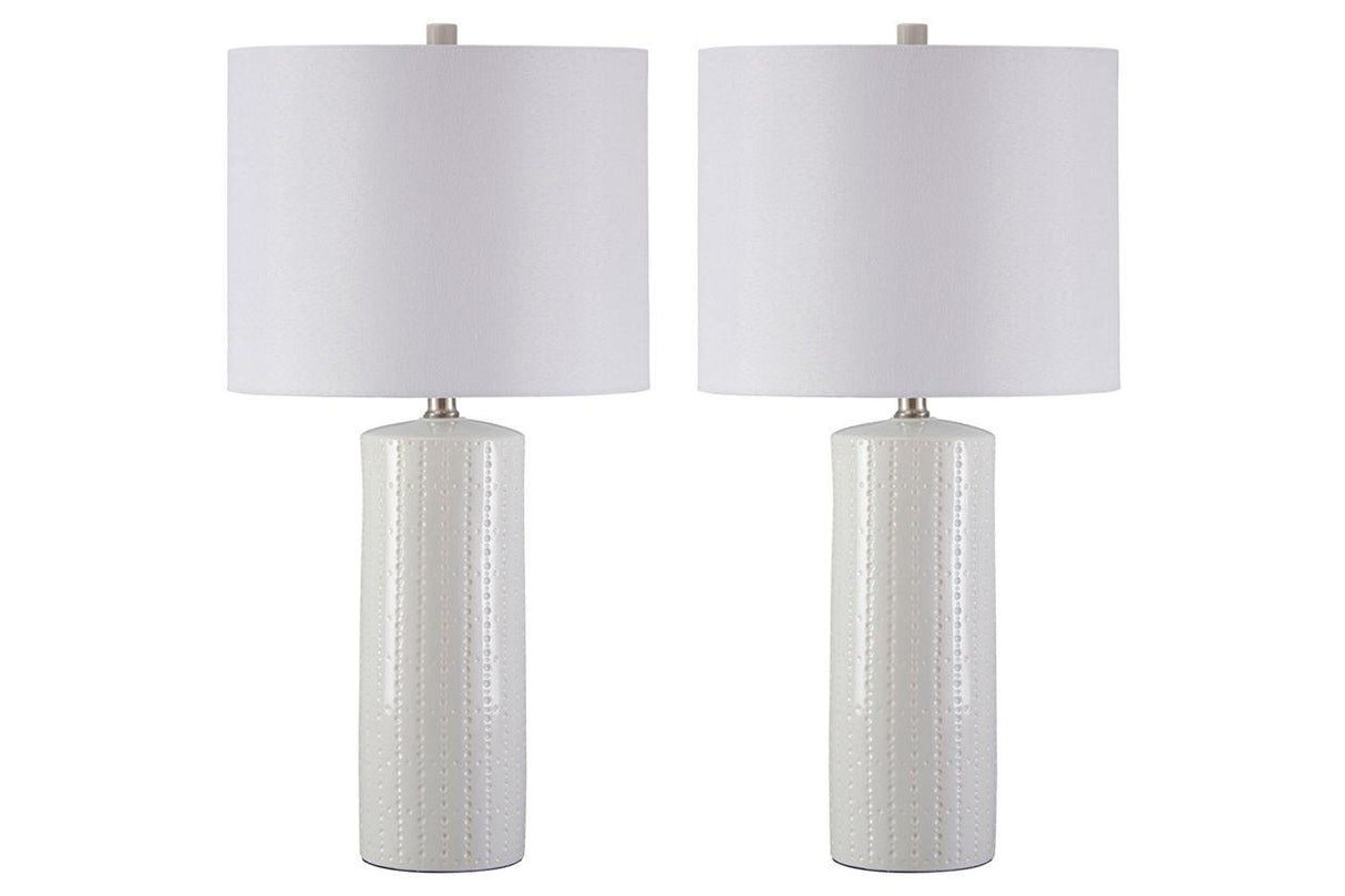 Steuben White Table Lamp by Ashley at Eve Furniture