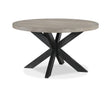 Stevens Charcoal Black and Light Gray Round Dining Table by Crown Mark at Eve Furniture