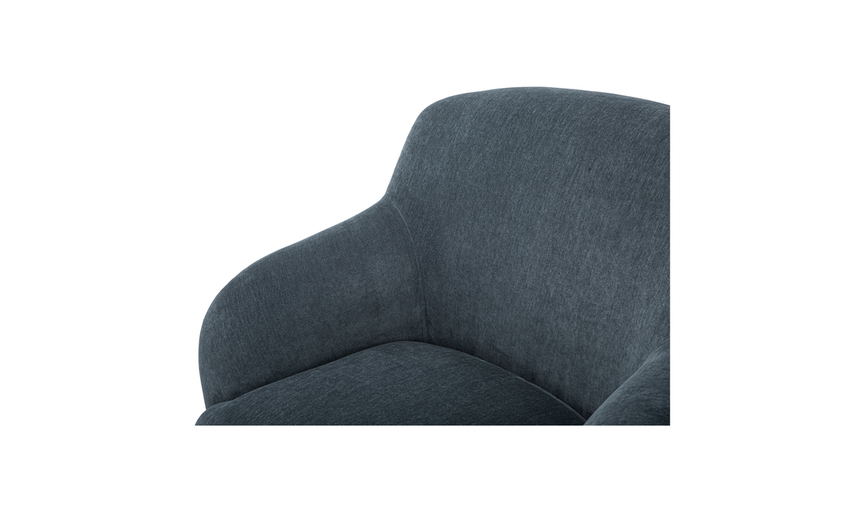 Stevie Lounge Chair Slate Blue by Moe's Home at Eve Furniture