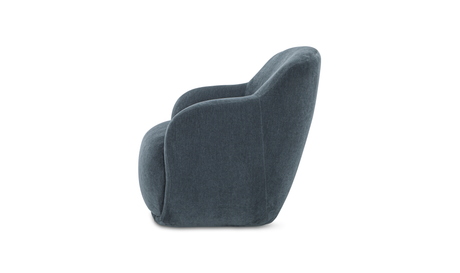 Stevie Lounge Chair Slate Blue by Moe's Home at Eve Furniture