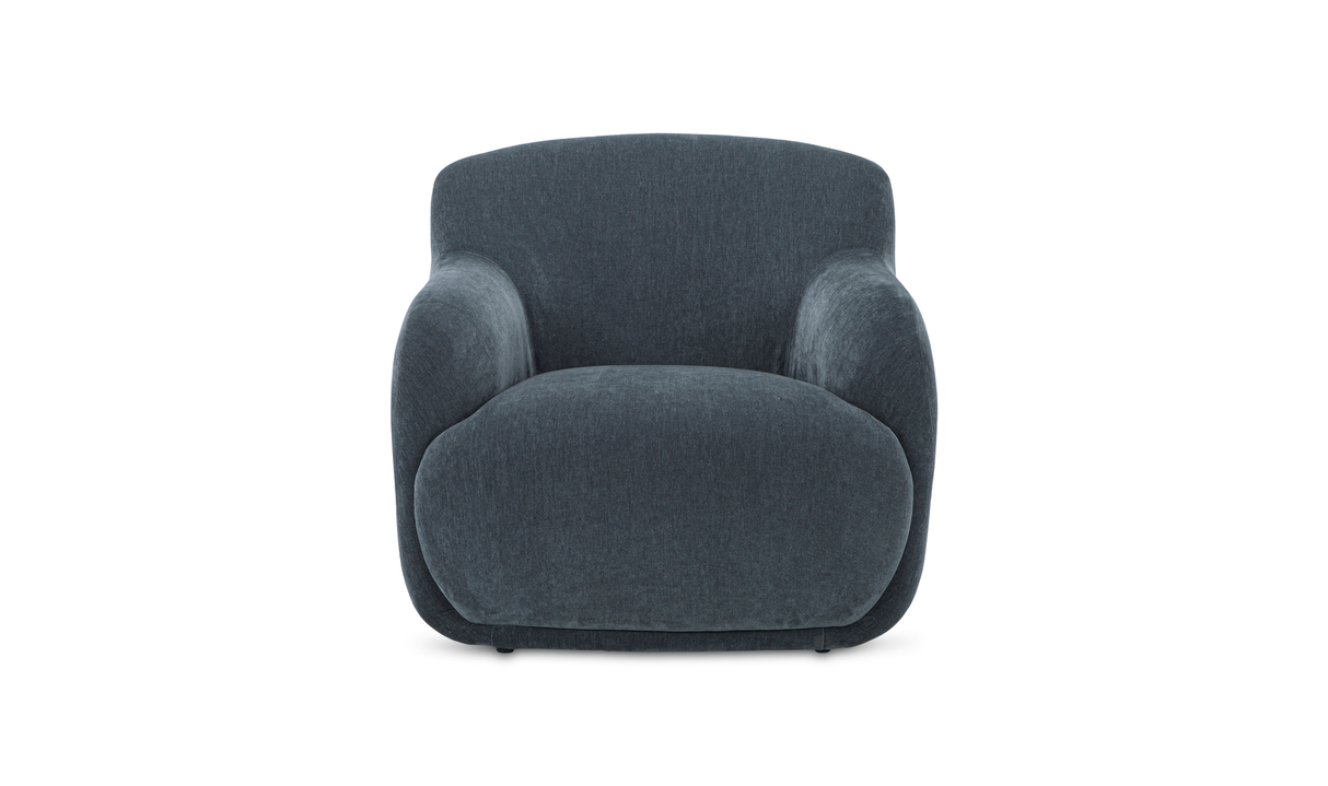 Stevie Lounge Chair Slate Blue by Moe's Home at Eve Furniture