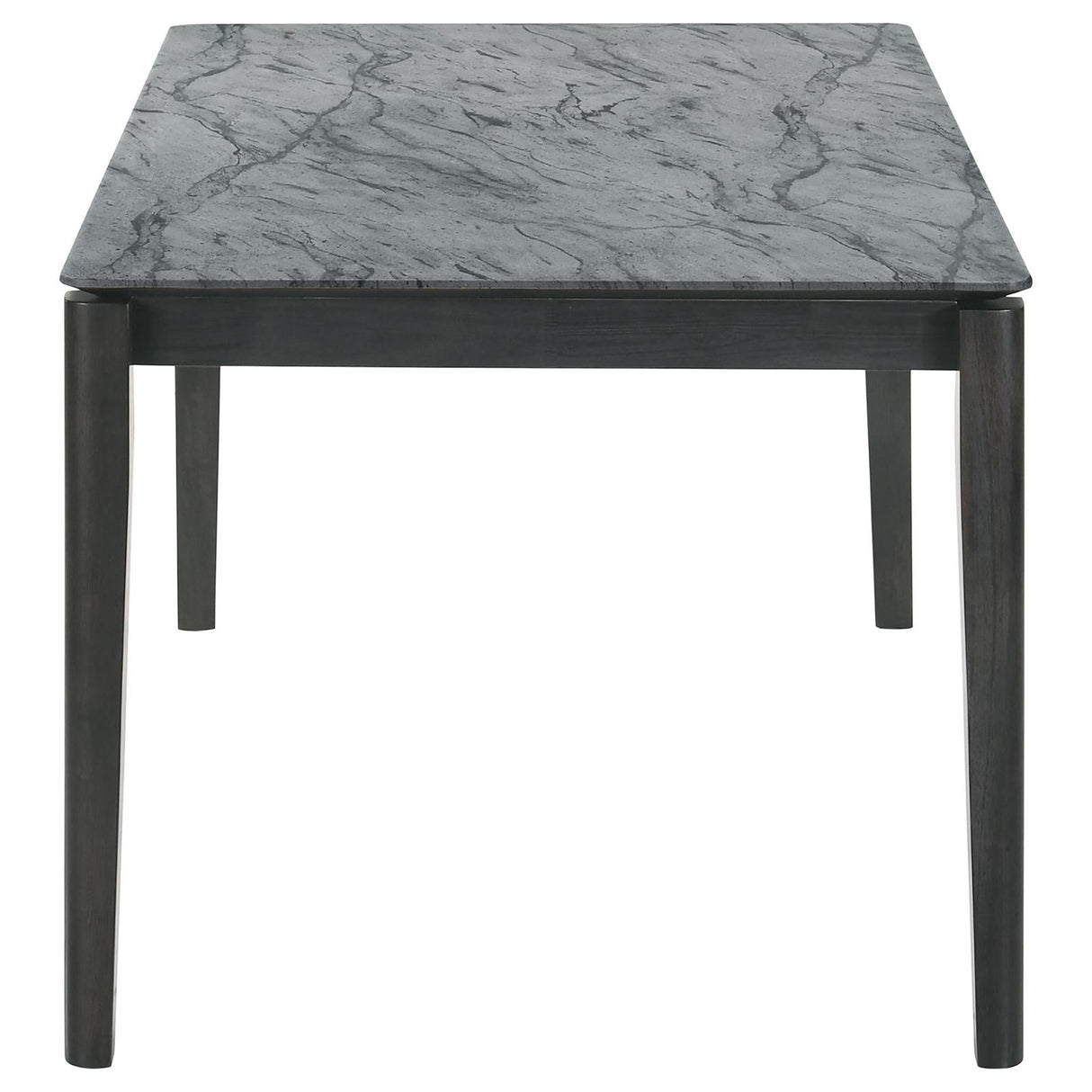 Stevie Faux Marble Top Rectangular Dining Table