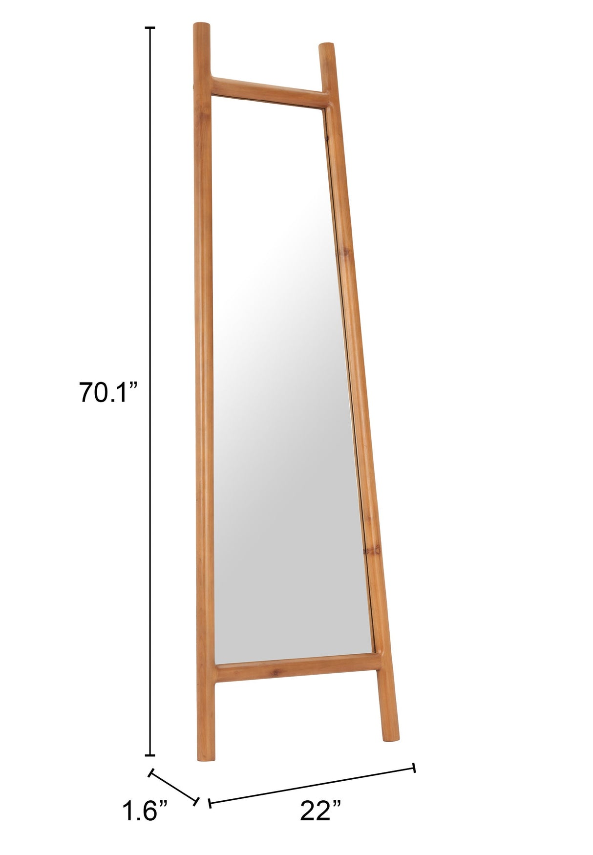 Stiga Natural Mirror by Zuomod at Eve Furniture