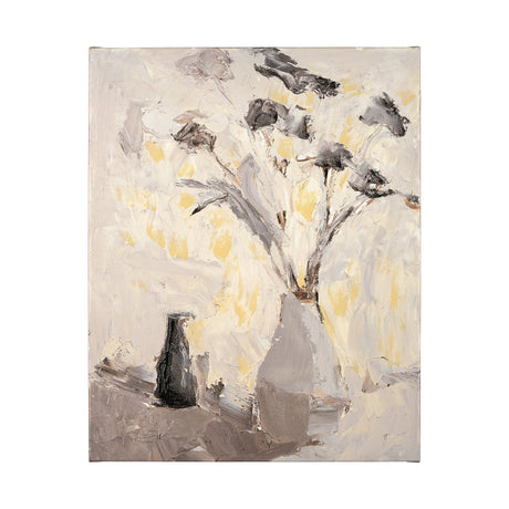 Still Life by Julie Devine a Hand Embellished Textured Canvas by Mercana at Eve Furniture