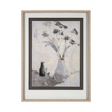 Still Life by Julie Devine a Hand Embellished Textured Framed Art Print Matted under Glass by Mercana at Eve Furniture