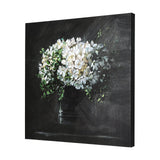 Still life flowers I by Mercana Studio a Hand Embellished Textured Canvas by Mercana at Eve Furniture