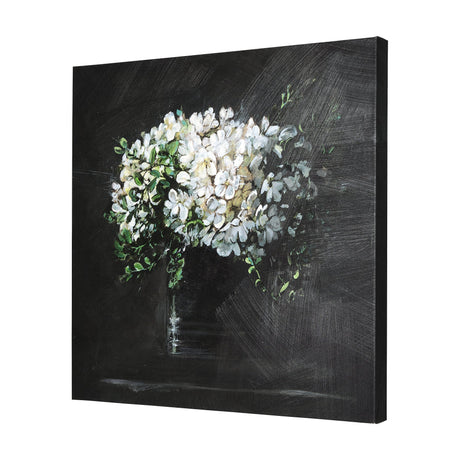 Still life flowers I by Mercana Studio a Hand Embellished Textured Canvas by Mercana at Eve Furniture