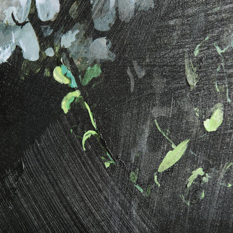 Still life flowers I by Mercana Studio a Hand Embellished Textured Canvas by Mercana at Eve Furniture