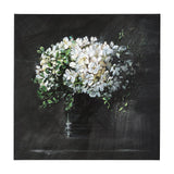 Still life flowers I by Mercana Studio a Hand Embellished Textured Canvas by Mercana at Eve Furniture