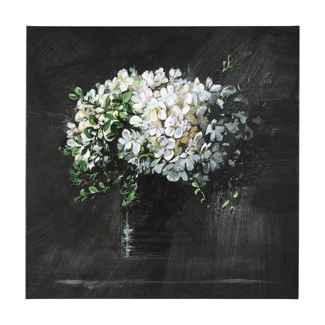 Still life flowers I by Mercana Studio a Hand Embellished Textured Canvas by Mercana at Eve Furniture