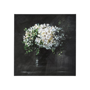 Still life flowers I by Mercana Studio a Hand Embellished Textured Canvas by Mercana at Eve Furniture