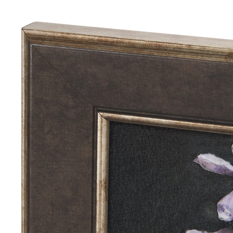 Still Life Flowers I by Mercana Studio a Hand Embellished Textured Framed Art Print by Mercana at Eve Furniture