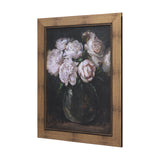 Still Life Flowers I by Mercana Studio a Hand Embellished Textured Framed Art Print by Mercana at Eve Furniture