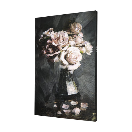 Still life flowers IV by Mercana Studio a Hand Embellished Textured Canvas by Mercana at Eve Furniture