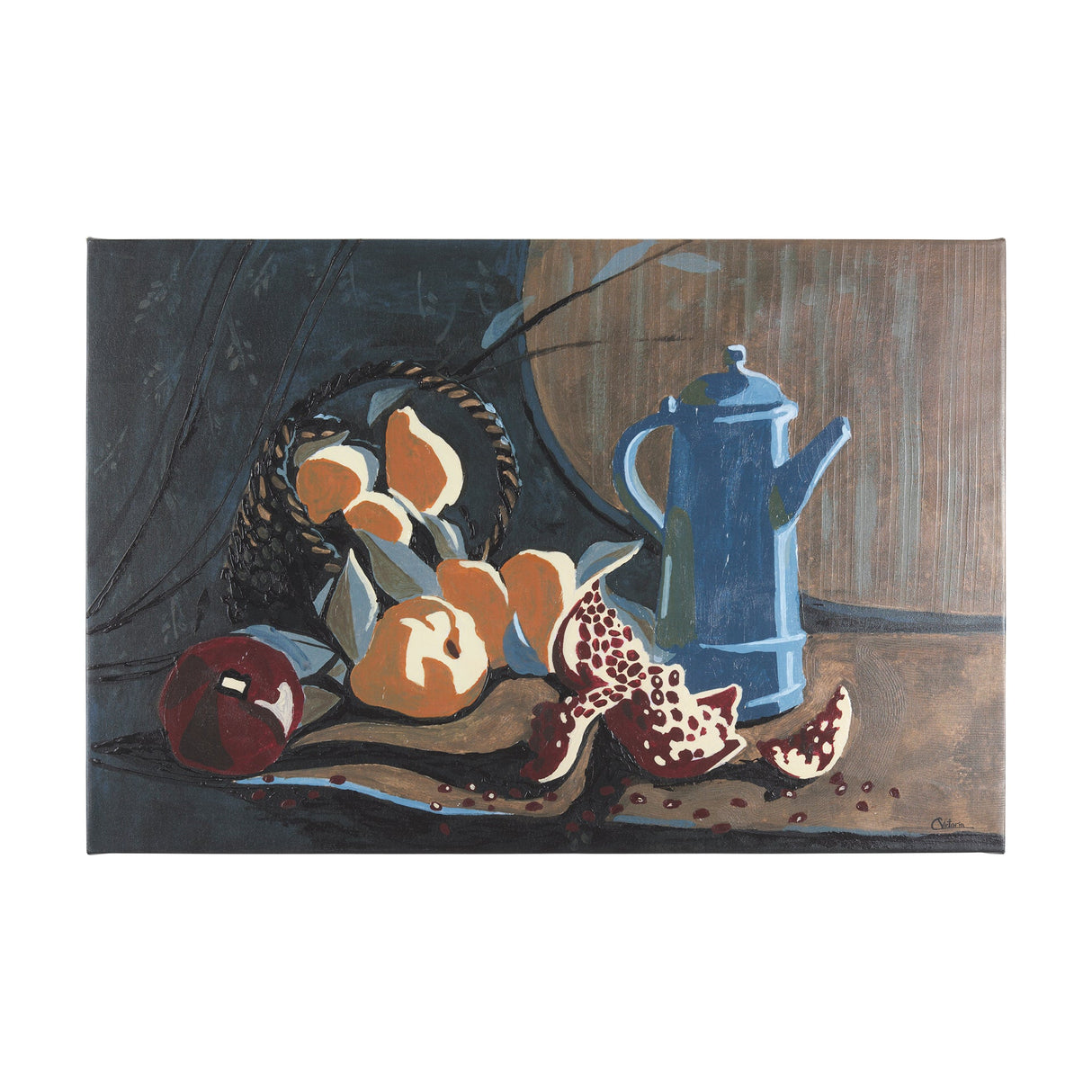 Still life II by Mercana Studio a Hand Embellished Textured Canvas by Mercana at Eve Furniture