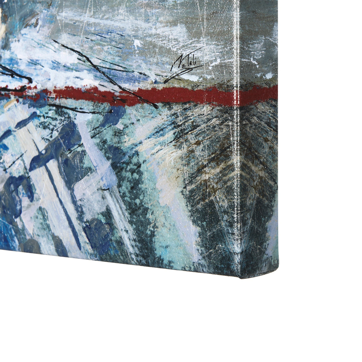 Still Life with Crock by Mercana Studio a Hand Embellished Textured Canvas by Mercana at Eve Furniture