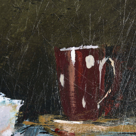 Still Life with Crock by Mercana Studio a Hand Embellished Textured Canvas by Mercana at Eve Furniture