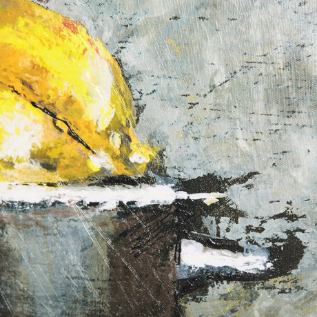 Still Life with Lemons by Mercana Studio a Hand Embellished Textured Canvas by Mercana at Eve Furniture