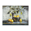 Still Life with Lemons by Mercana Studio a Hand Embellished Textured Canvas by Mercana at Eve Furniture