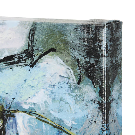 Still Life with Peaches by Mercana Studio a Hand Embellished Textured Canvas by Mercana at Eve Furniture