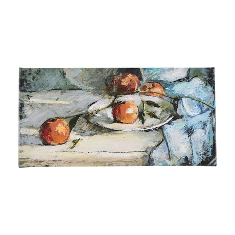 Still Life with Peaches by Mercana Studio a Hand Embellished Textured Canvas by Mercana at Eve Furniture