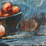 Still Life with Tangerine by Mercana Studio a Hand Embellished Textured Canvas by Mercana at Eve Furniture