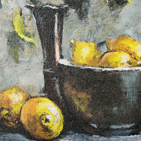 Still Life with Tangerine by Mercana Studio a Hand Embellished Textured Framed Art Print by Mercana at Eve Furniture