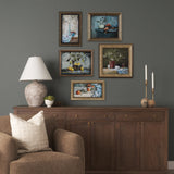 Still Life with Tangerine by Mercana Studio a Hand Embellished Textured Framed Art Print by Mercana at Eve Furniture