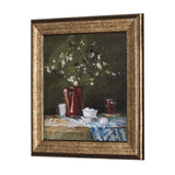 Still Life with Tangerine by Mercana Studio a Hand Embellished Textured Framed Art Print by Mercana at Eve Furniture