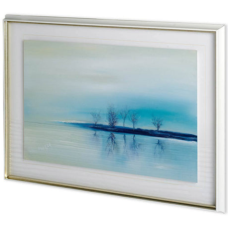 Stillness by Michelle Gort a Hand Embellished Textured Framed Photo Art Print Matted under Glass by Mercana at Eve Furniture