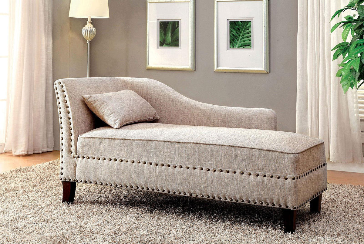 Stillwater Beige Bench by Furniture of America at Eve Furniture
