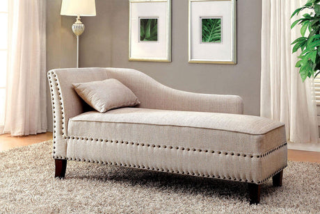 Stillwater Beige Bench by Furniture of America at Eve Furniture