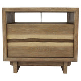 Stillwater Weathered Oak 2-drawer Nightstand by Coaster at Eve Furniture