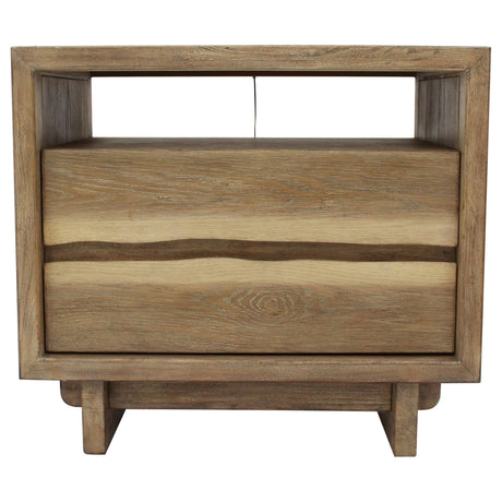 Stillwater Weathered Oak 2-drawer Nightstand by Coaster at Eve Furniture